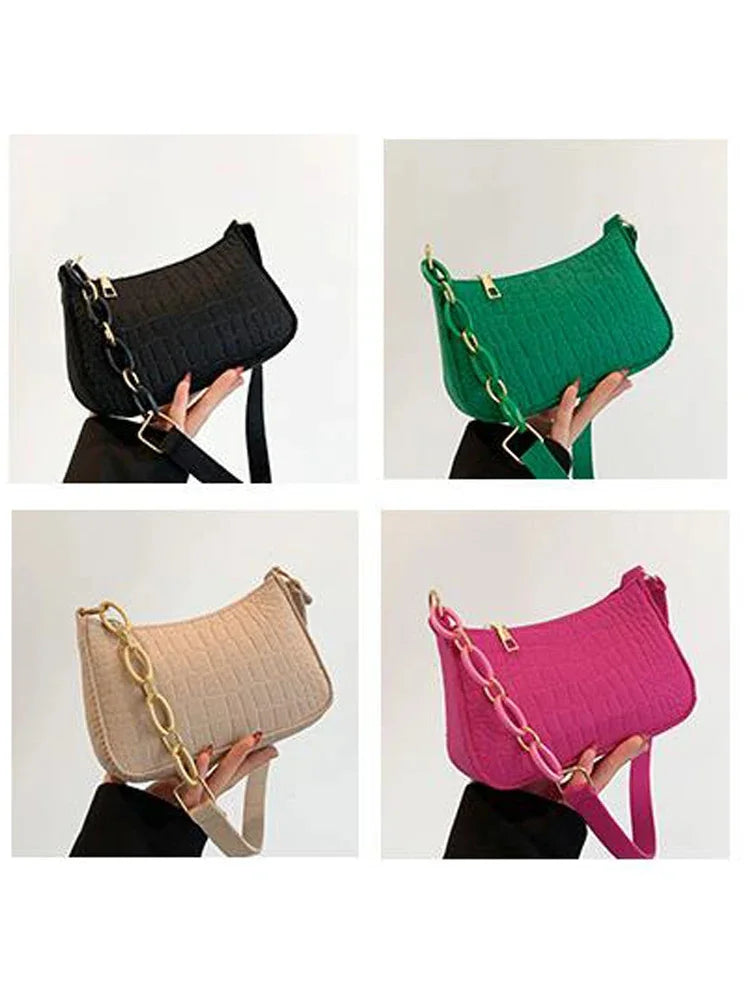 Bag New Korean Style Fashion Stone Pattern Shoulder Creative Bag for Women